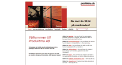 Desktop Screenshot of produktma.se.space2u.com